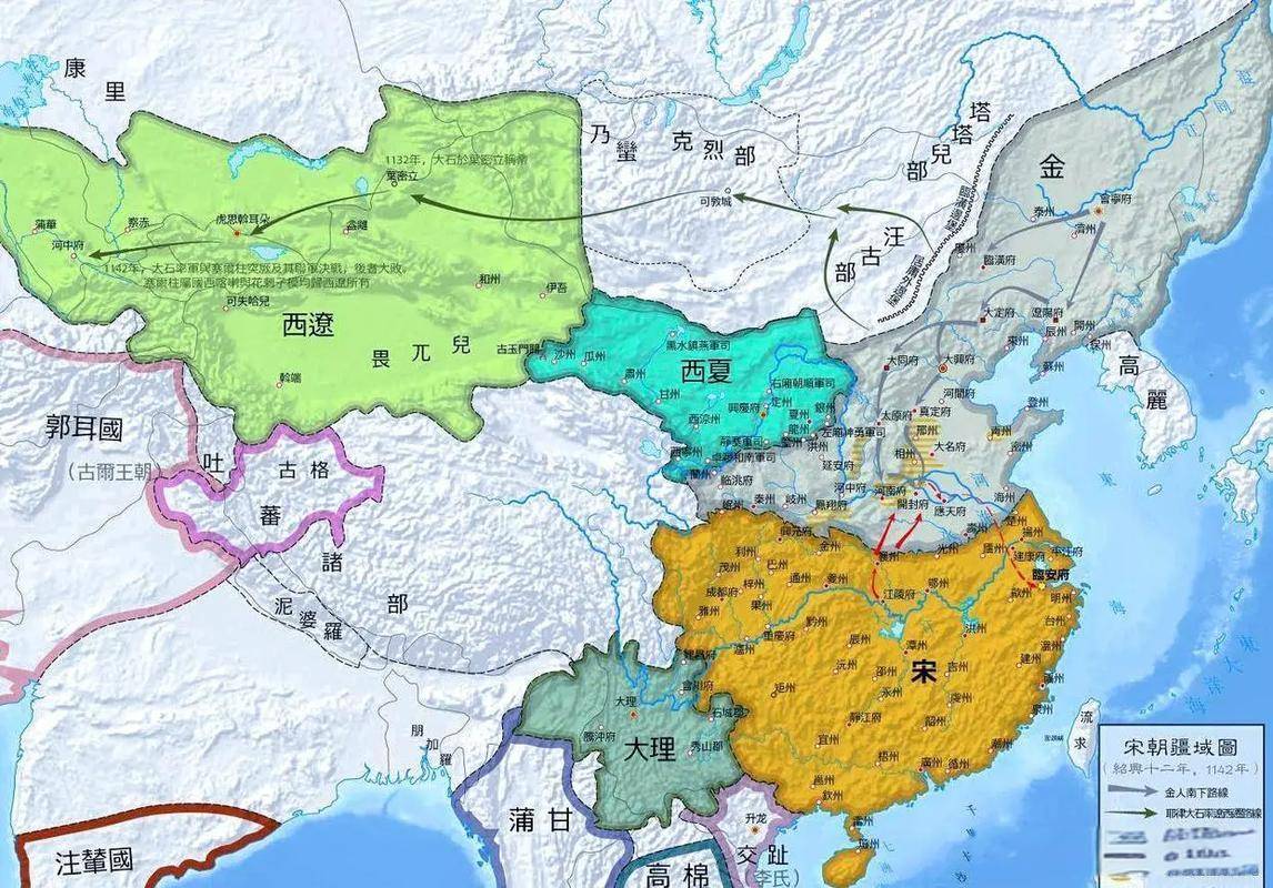 花钱买和平，宋朝都向哪些政权，交纳过“岁币”？